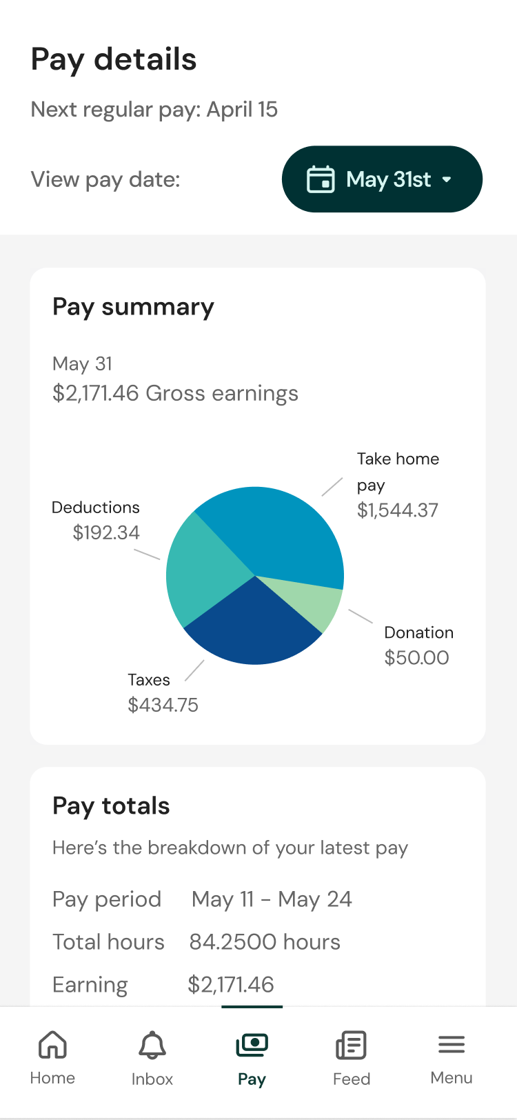 screenshot of UKG Pro